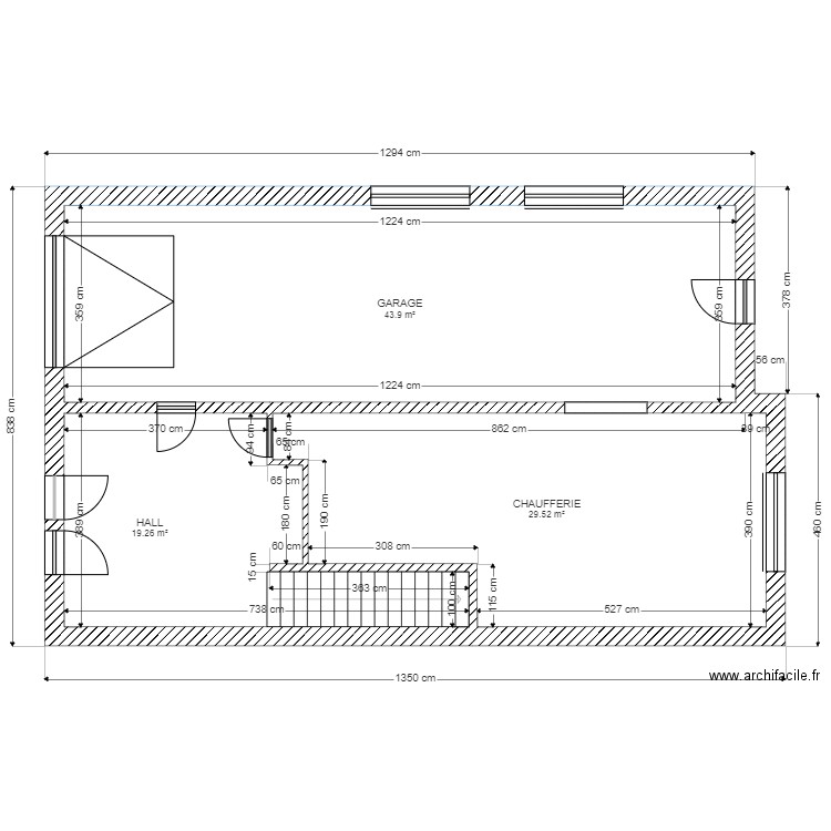 MANDLER RDC. Plan de 0 pièce et 0 m2