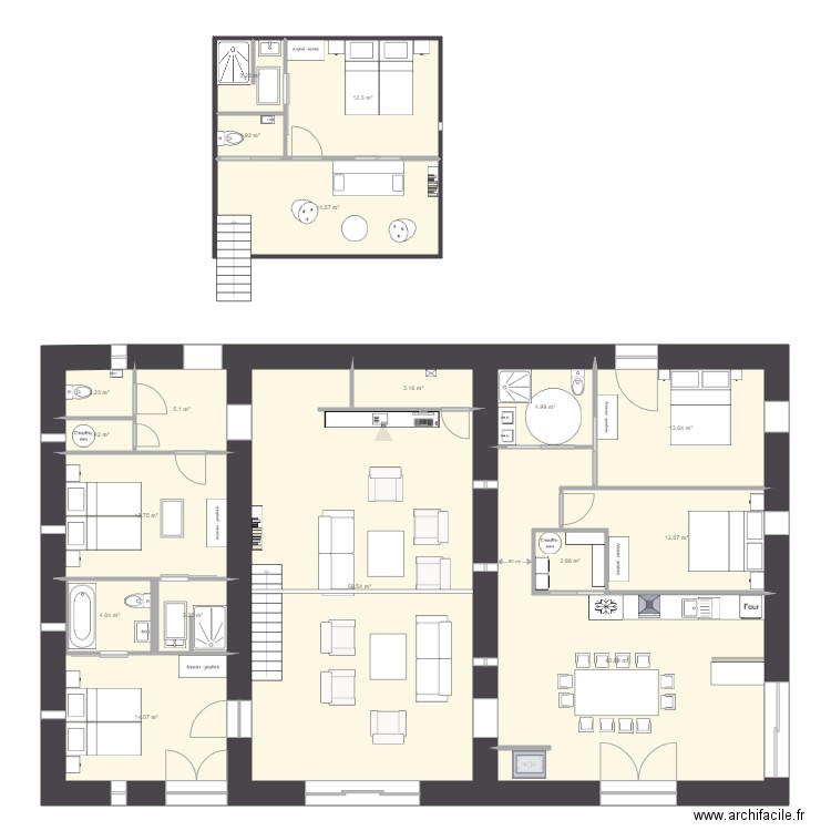 gite 14 02 2019 o. Plan de 0 pièce et 0 m2