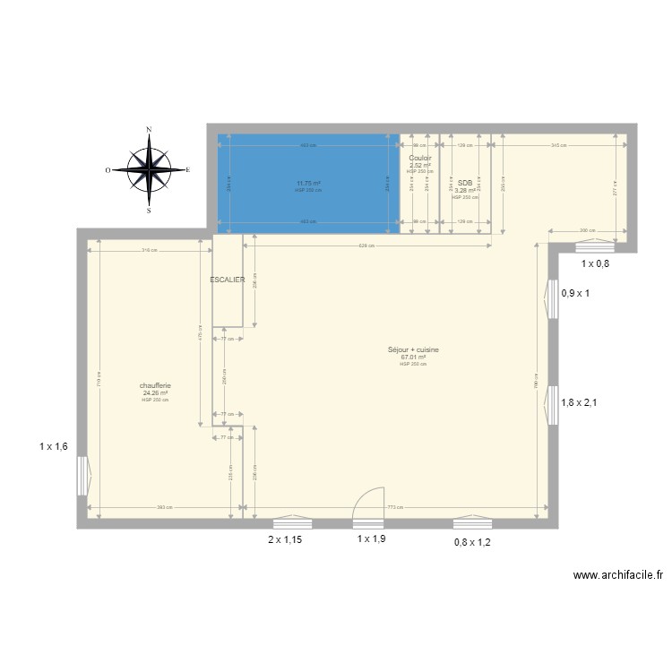 VARILLON. Plan de 0 pièce et 0 m2
