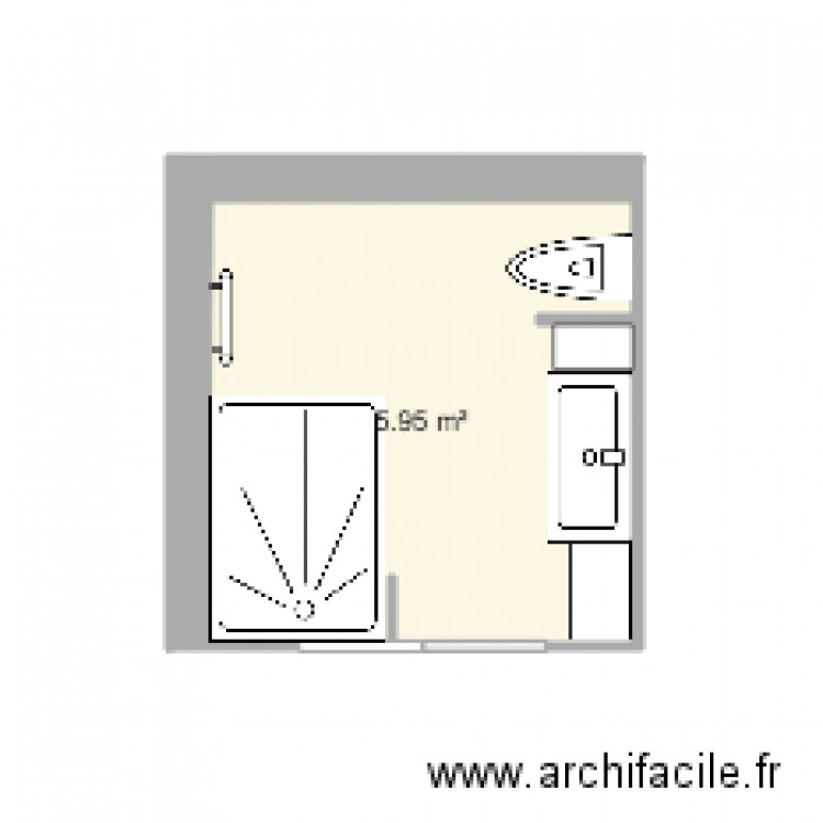 EtageSDB. Plan de 0 pièce et 0 m2