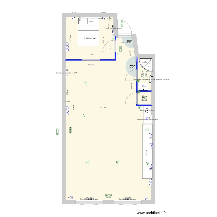 fradin ELEC. Plan de 0 pièce et 0 m2