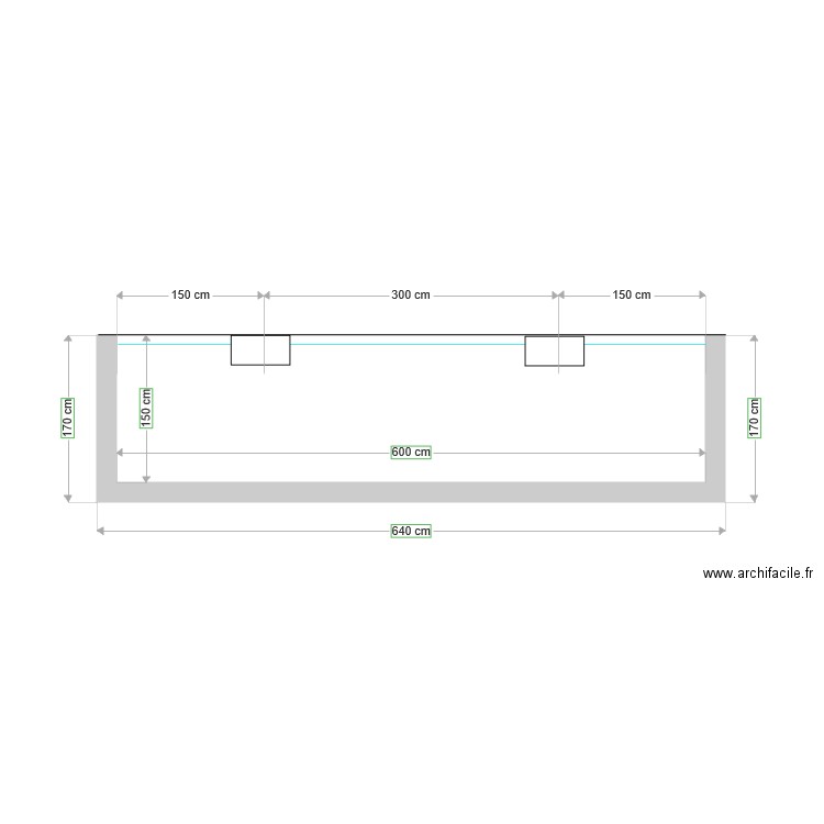 MUR NORD. Plan de 0 pièce et 0 m2