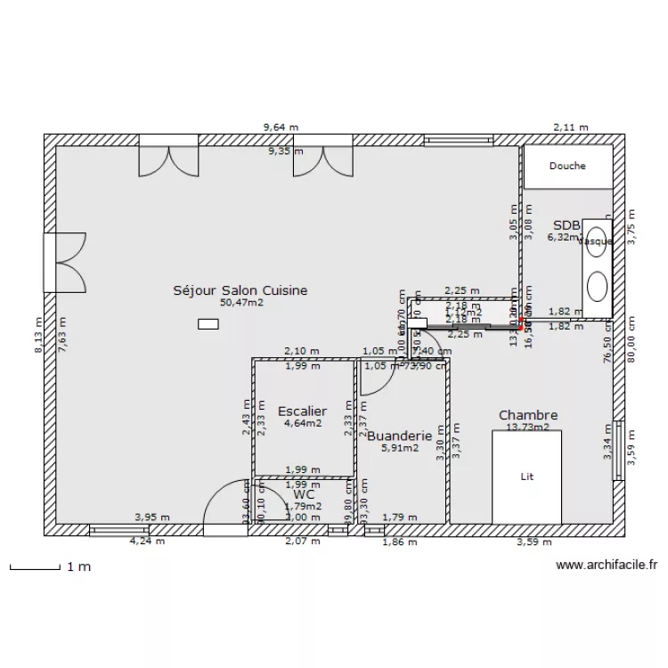 VERDYS selon leur plan. Plan de 