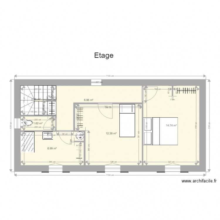 extension R plus 1. Plan de 0 pièce et 0 m2