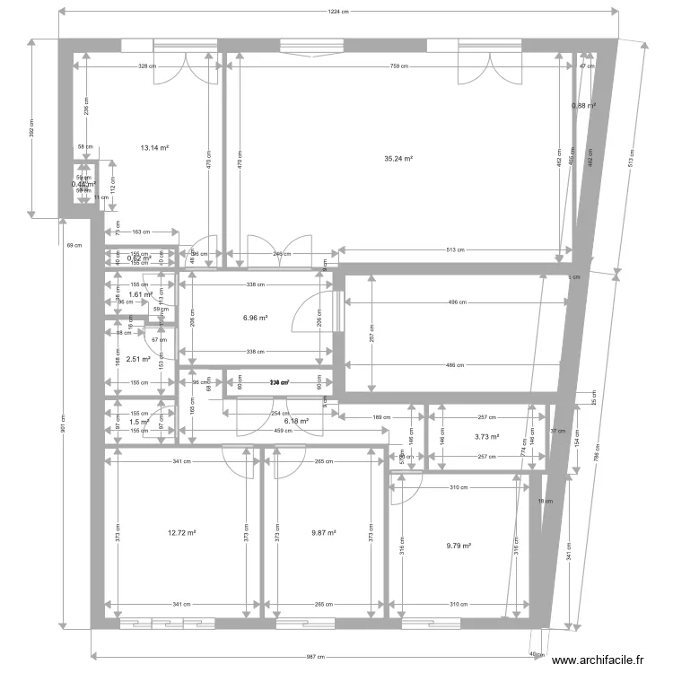 Bretteville. Plan de 