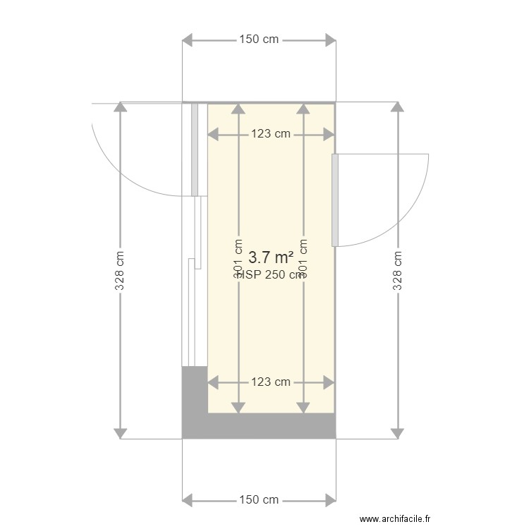 3 hall. Plan de 0 pièce et 0 m2