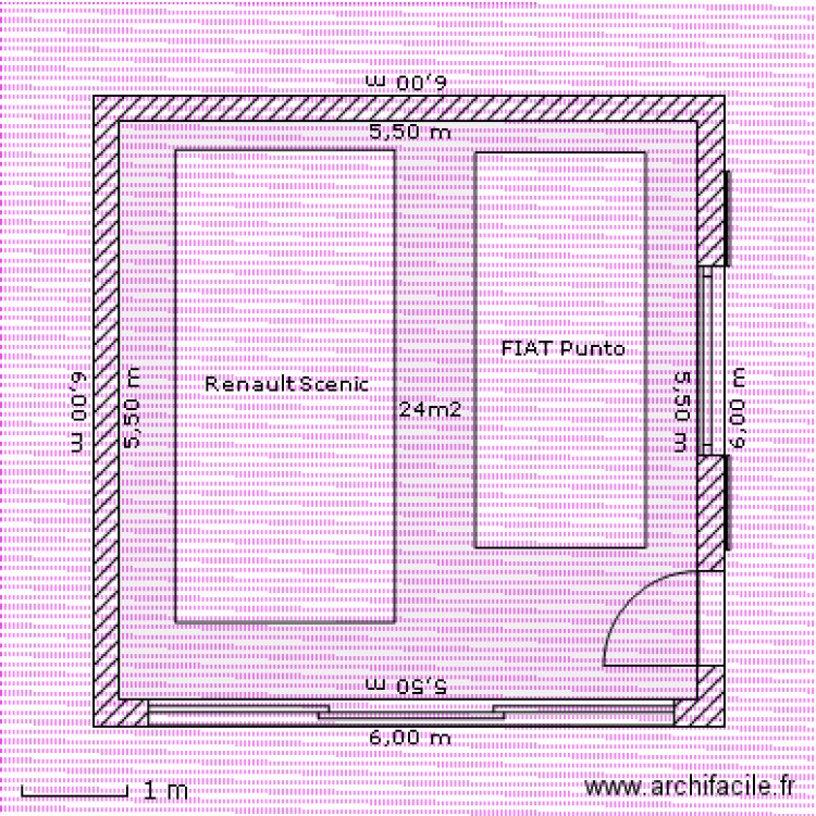 garage 35m2. Plan de 0 pièce et 0 m2