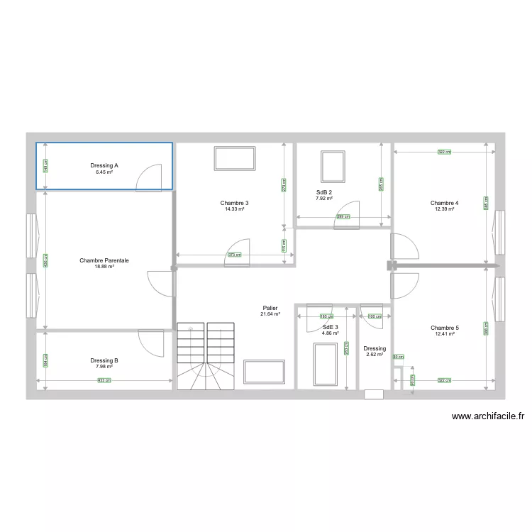 Plan Etage Santeny. Plan de 
