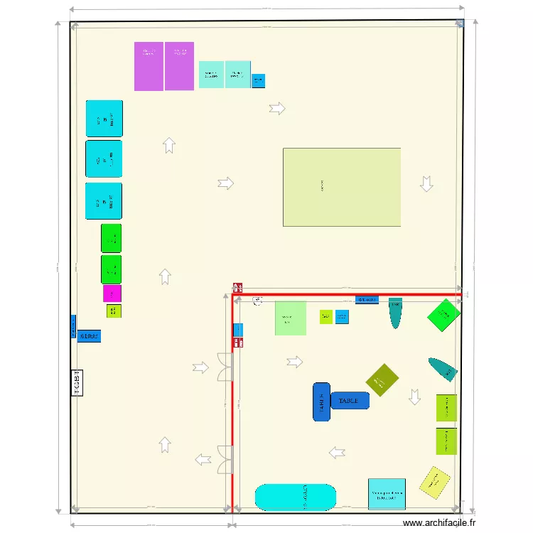 BUANDERIE BATEAU PB. Plan de 