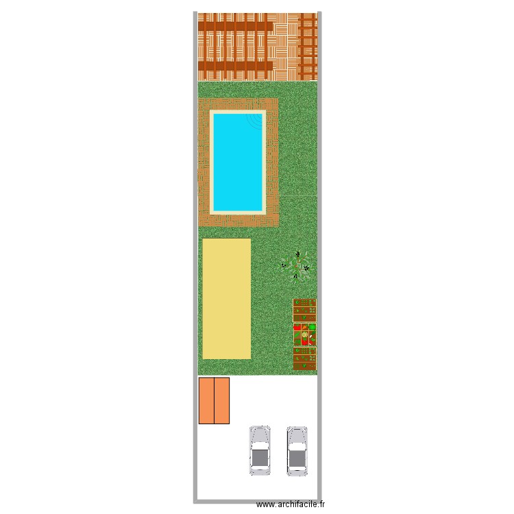 Jardin. Plan de 0 pièce et 0 m2