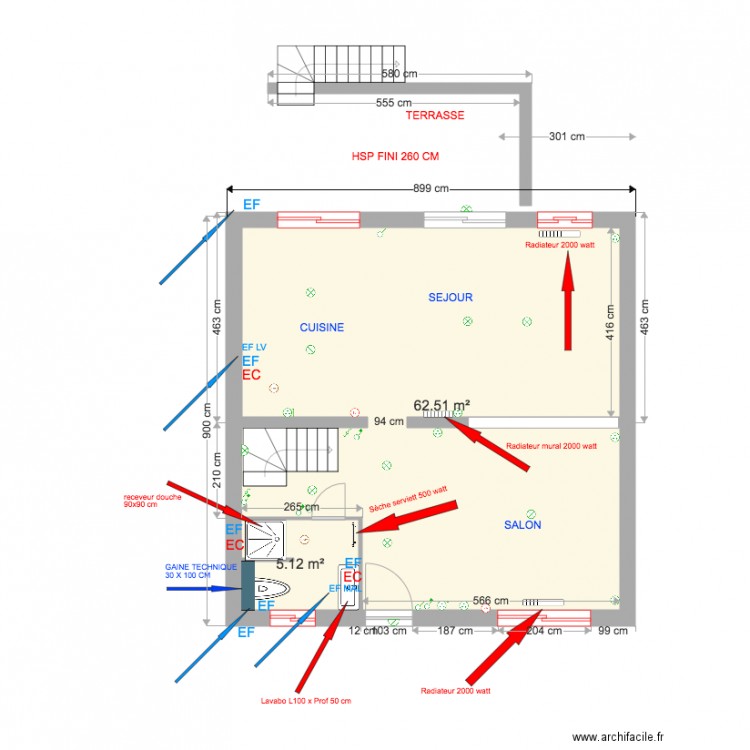 RDCH SERDAL V2 PLOMBERIE octobre 16. Plan de 0 pièce et 0 m2