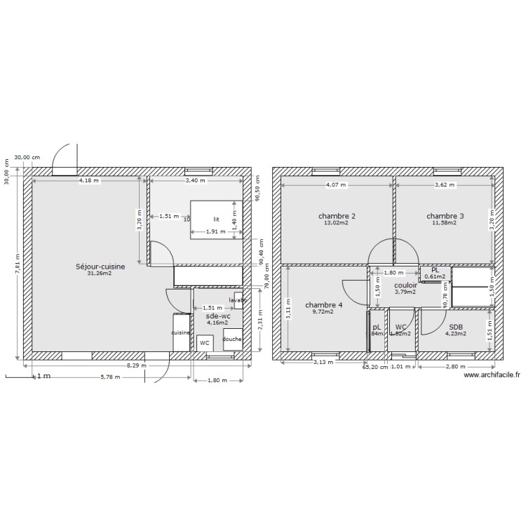 Villejuif handicap&eacute;. Plan de 0 pièce et 0 m2