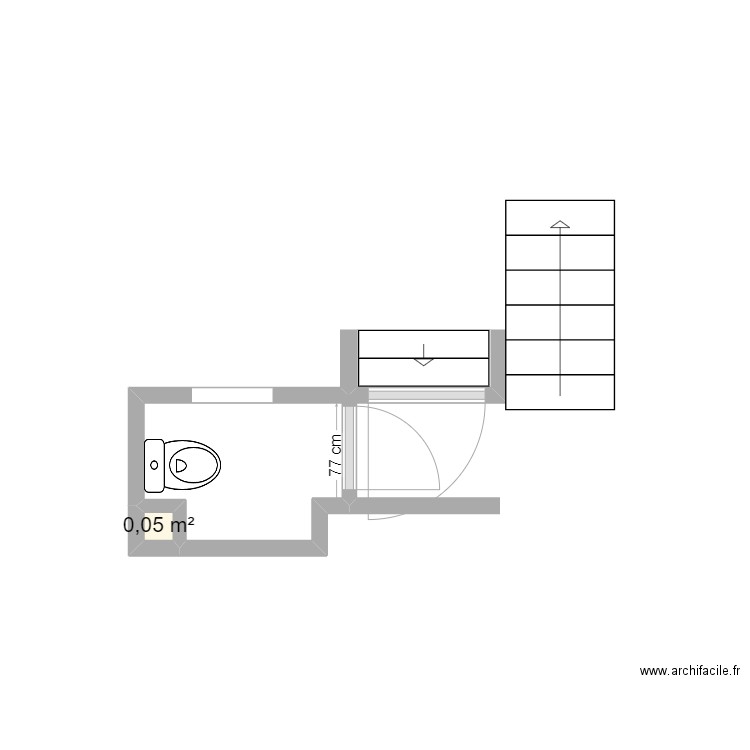 HER. Armelle. Plan de 1 pièce et 0 m2