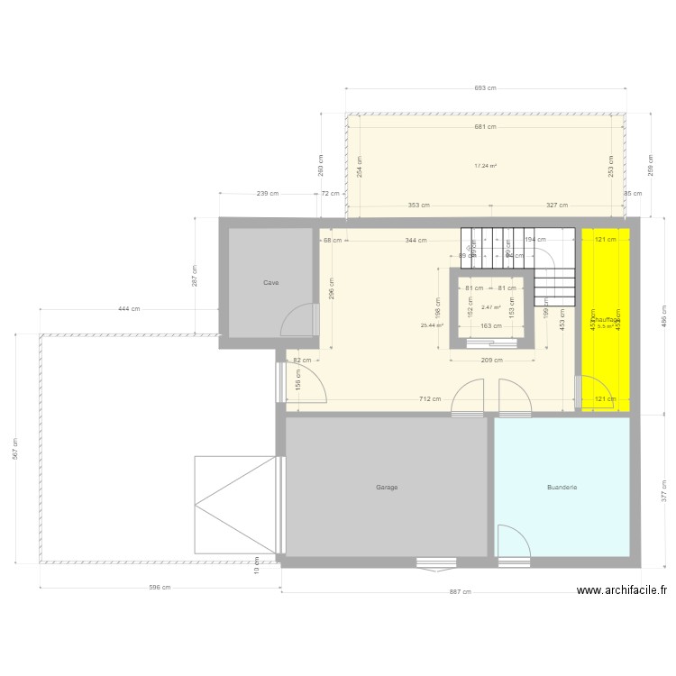 MaisonNouvelleSousSol1. Plan de 0 pièce et 0 m2