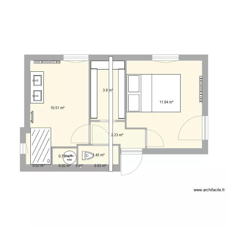 suite. Plan de 