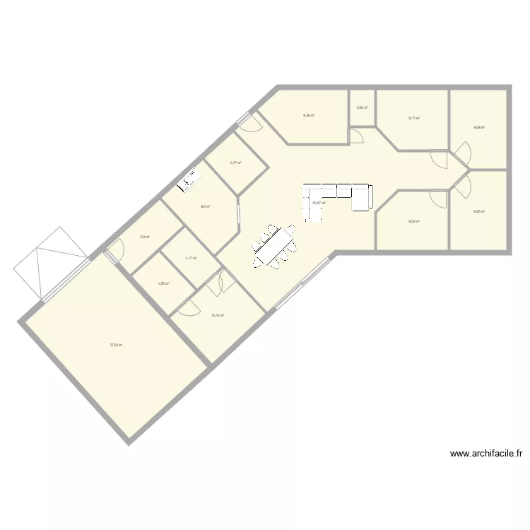 maison 3. Plan de 