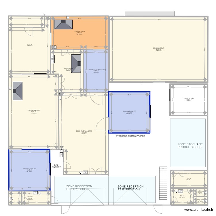 vf definitif atelier haren. Plan de 23 pièces et 556 m2