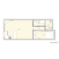 Plan Appartement RDC 40m2