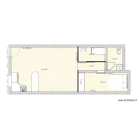 Plan Appartement RDC 40m2