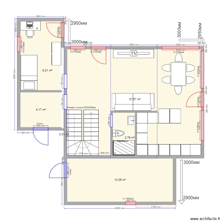 105 2 Волково новый. Plan de 0 pièce et 0 m2