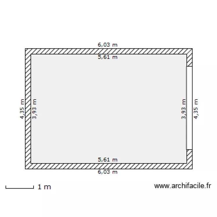 garage. Plan de 