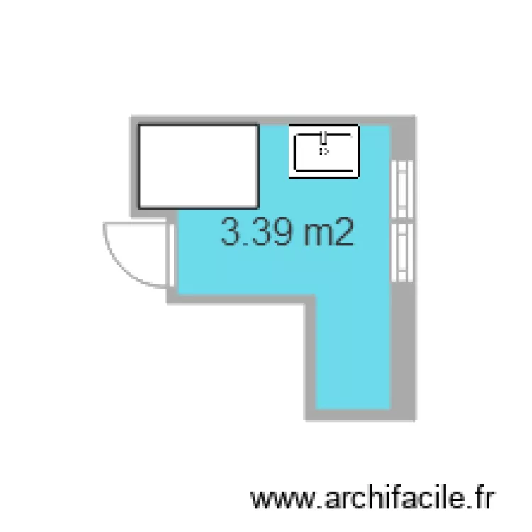 Salle de bain . Plan de Salle de bain . Plan de