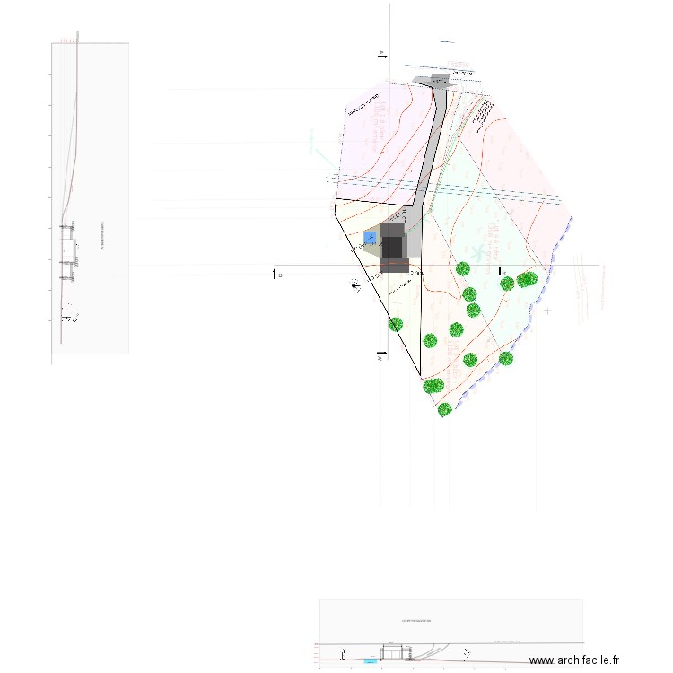 coupe paysagere lot 2. Plan de 0 pièce et 0 m2