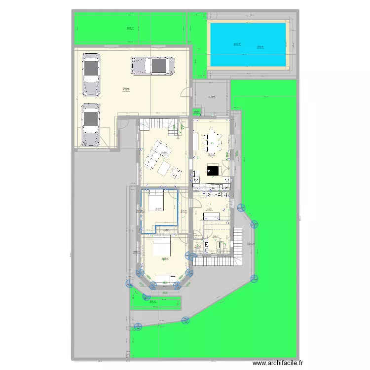 AIRE SUR l'ADOUR PROJET Version future. Plan de 