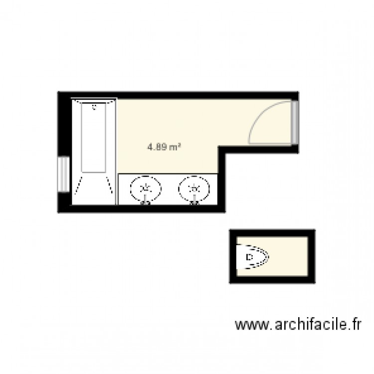 PROJET SDB FAMILLE MARTINS. Plan de 0 pièce et 0 m2