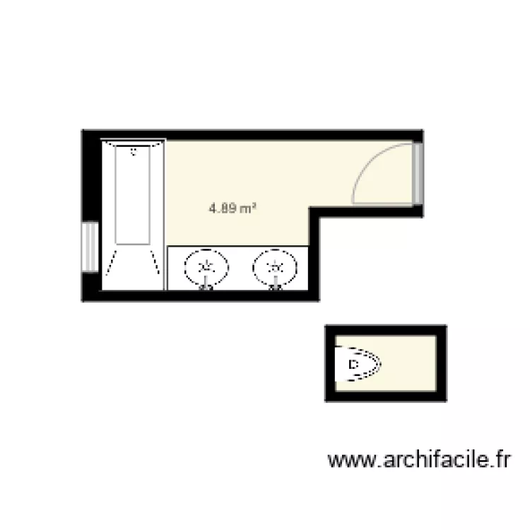 PROJET SDB FAMILLE MARTINS. Plan de 