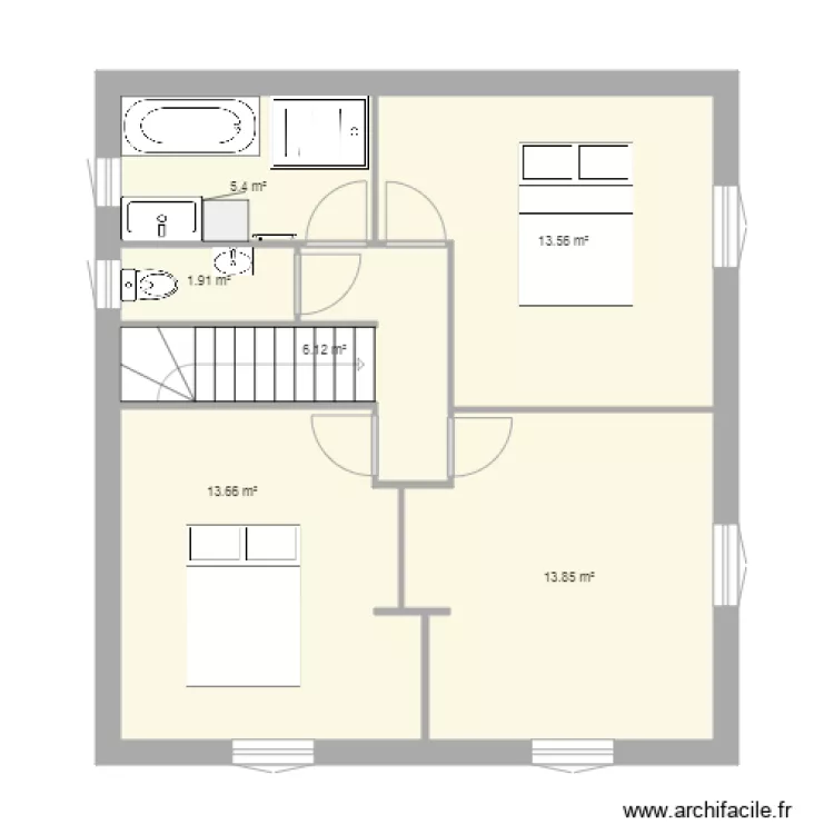 fred nat V2c étage. Plan de fred nat V2c étage. Plan de