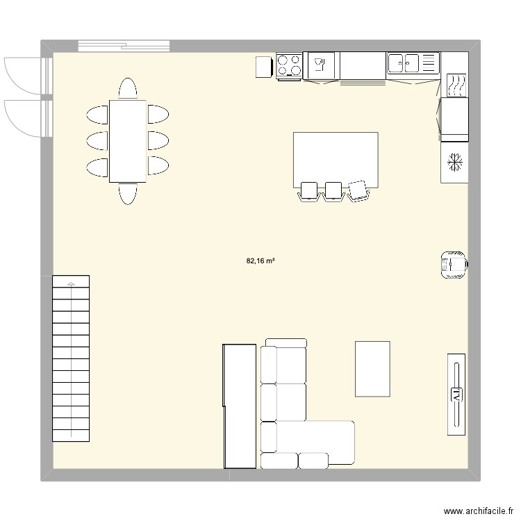 PLAN RDC . Plan de 0 pièce et 0 m2