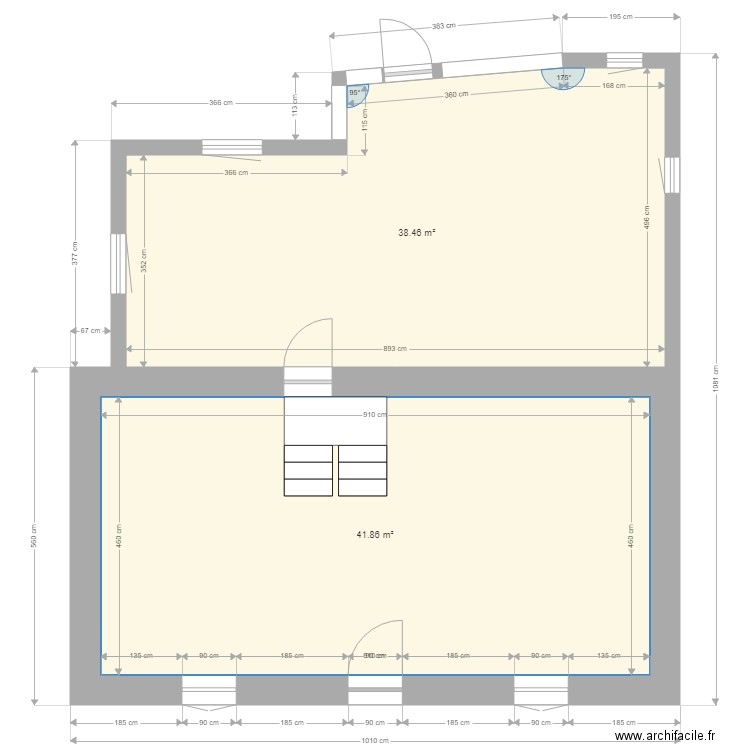 Maison Lanveoc V1. Plan de 0 pièce et 0 m2