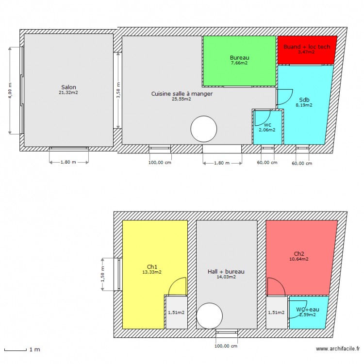 grange 4. Plan de 0 pièce et 0 m2