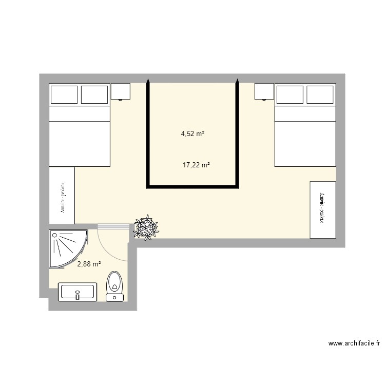 RDC LOFT. Plan de 0 pièce et 0 m2