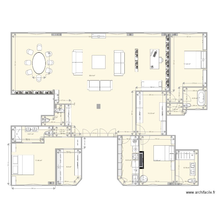 PLAN 21 HOCHE PROJET FINAL D IMPLANTATION. Plan de 0 pièce et 0 m2