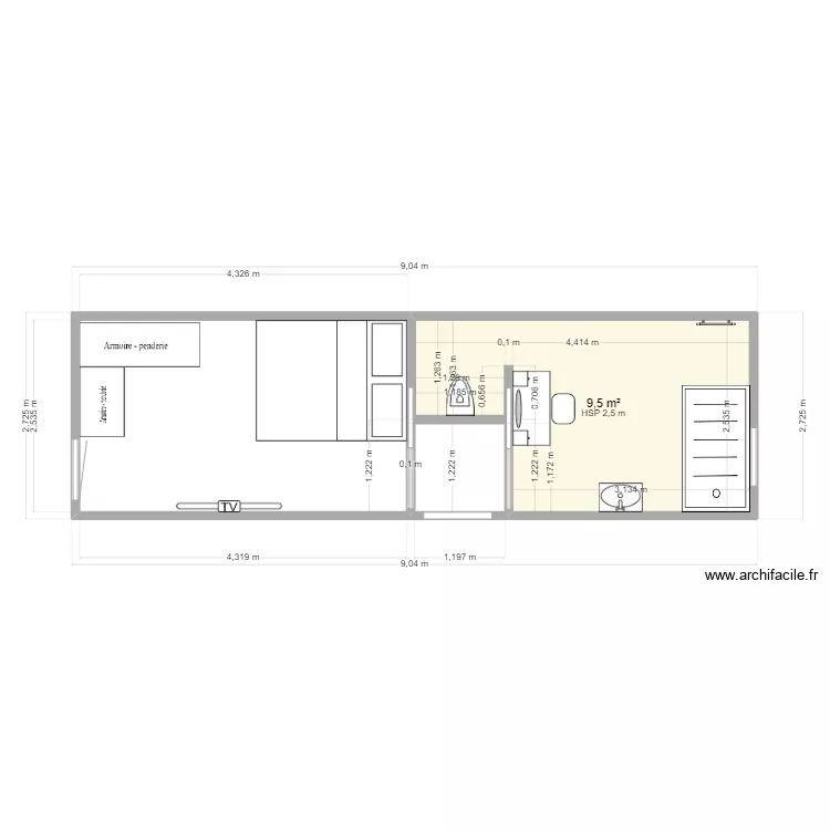 plan salle de bain pb . Plan de 
