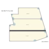 plan du toit du local commercial