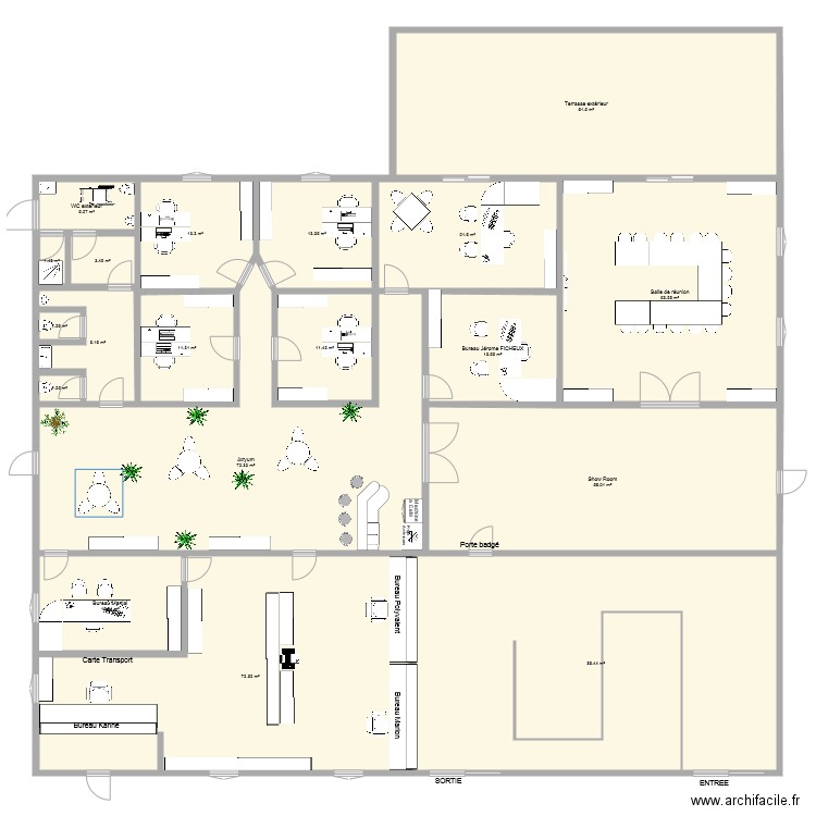 bureau bis marcoussis. Plan de 0 pièce et 0 m2