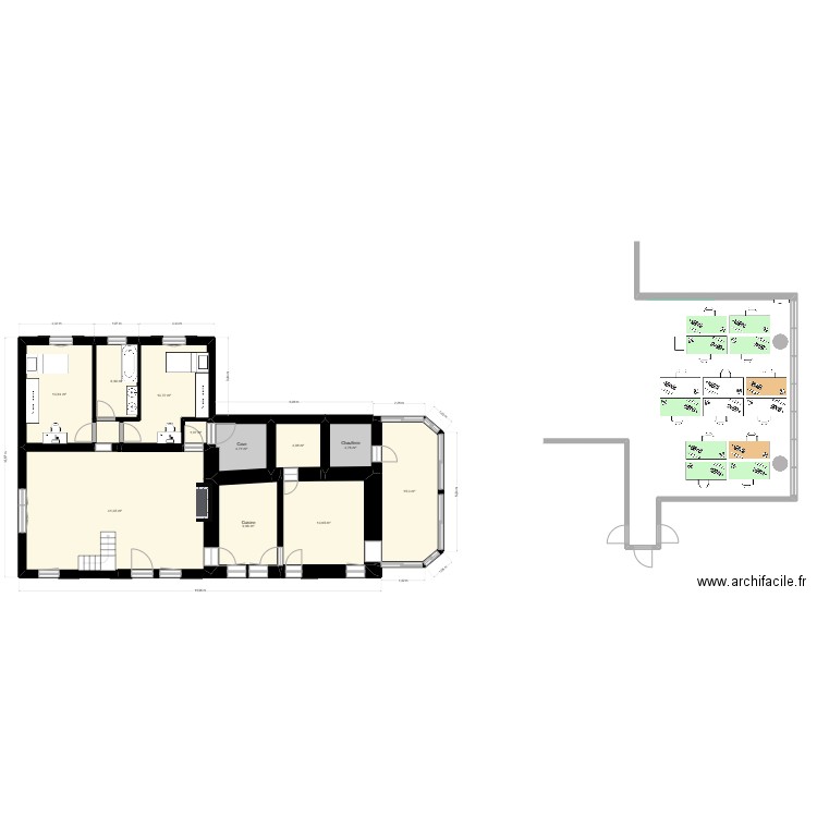 maison ext v2 3. Plan de 0 pièce et 0 m2