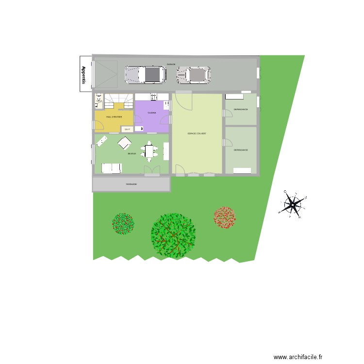 serveau. Plan de 0 pièce et 0 m2