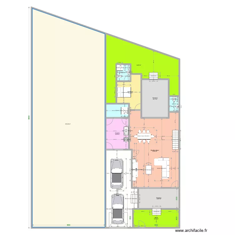 Duplex Jumeles Plan Pref v2. Plan de 