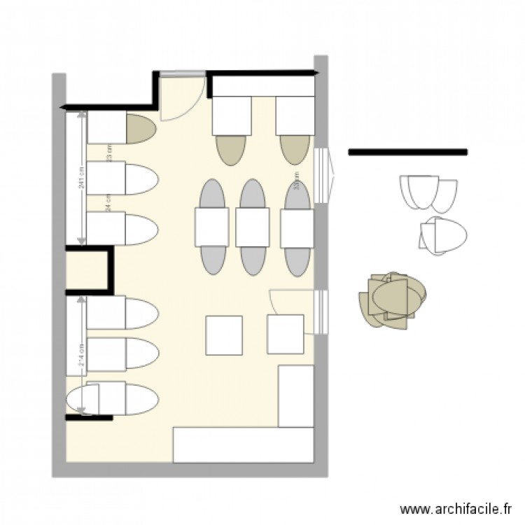 salle petit déjeuner. Plan de 0 pièce et 0 m2