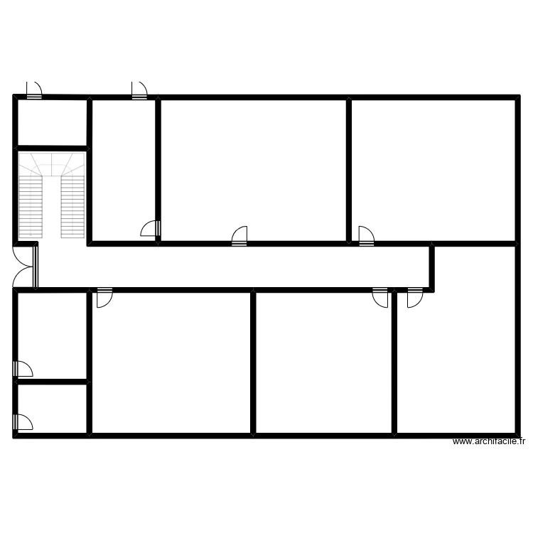 Voisin pavillon rez. Plan de 