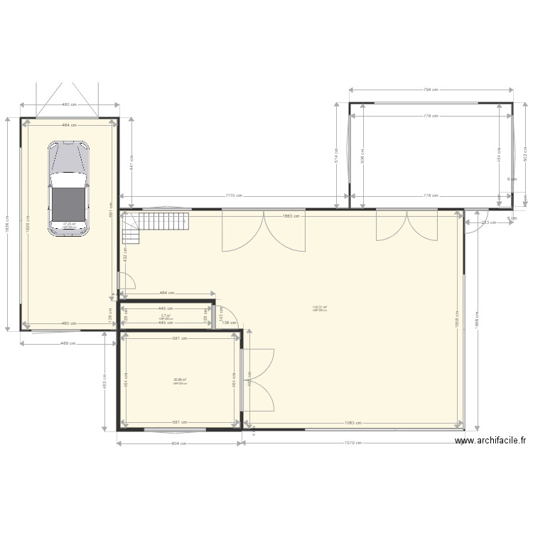 etage n2. Plan de 0 pièce et 0 m2