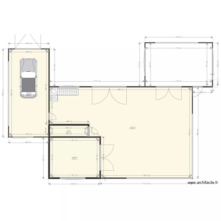 etage n2. Plan de 