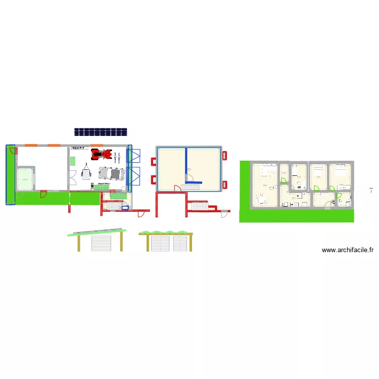 Plan du nouveau garage 1. Plan de 