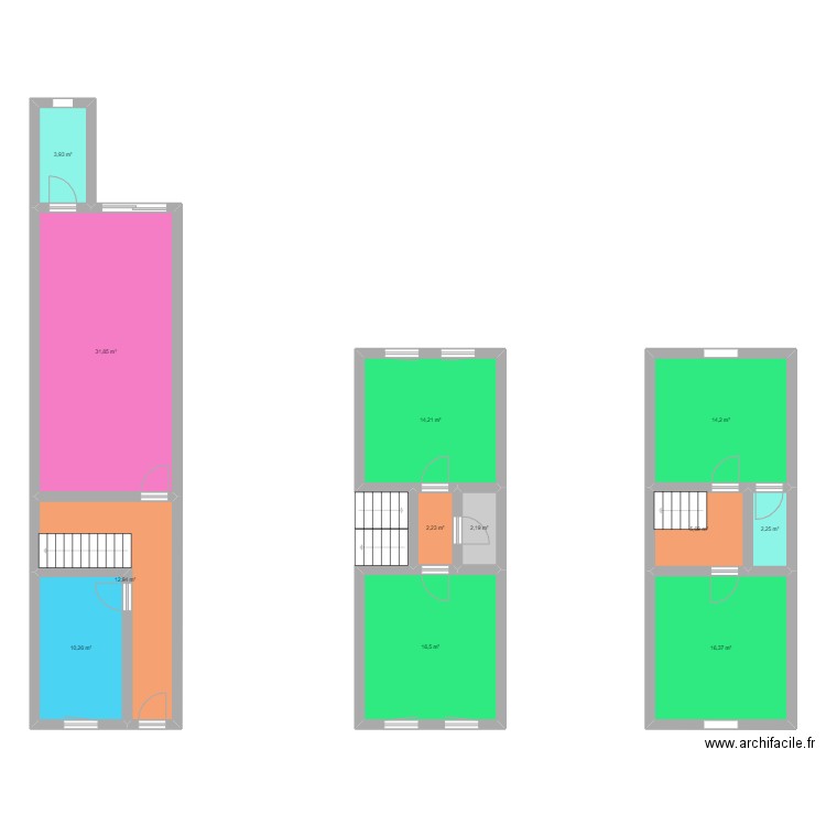 Raymond 85 EXPERTISE. Plan de 12 pièces et 133 m2