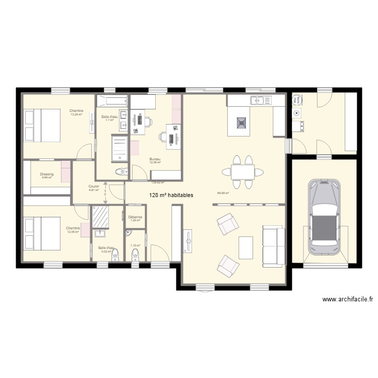 Maison 07 v3. Plan de 0 pièce et 0 m2