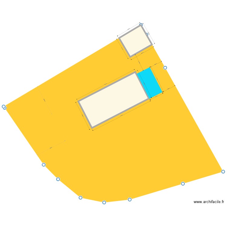 MASSOUTIER NIEPPE. Plan de 2 pièces et 168 m2